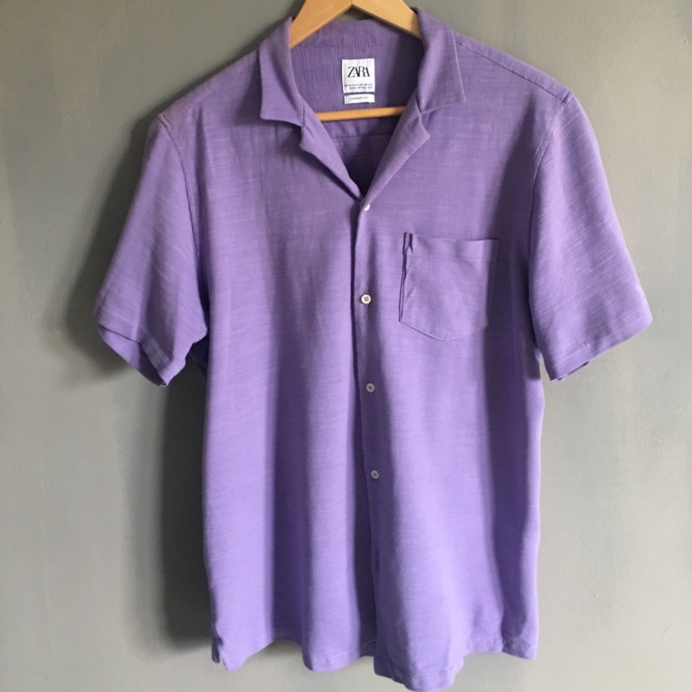 Lavender Button-down